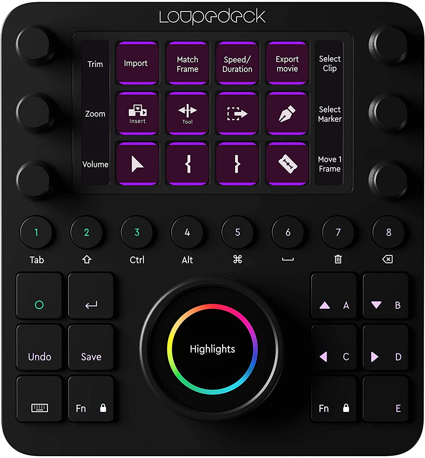 Loupedeck CT Editing Panel