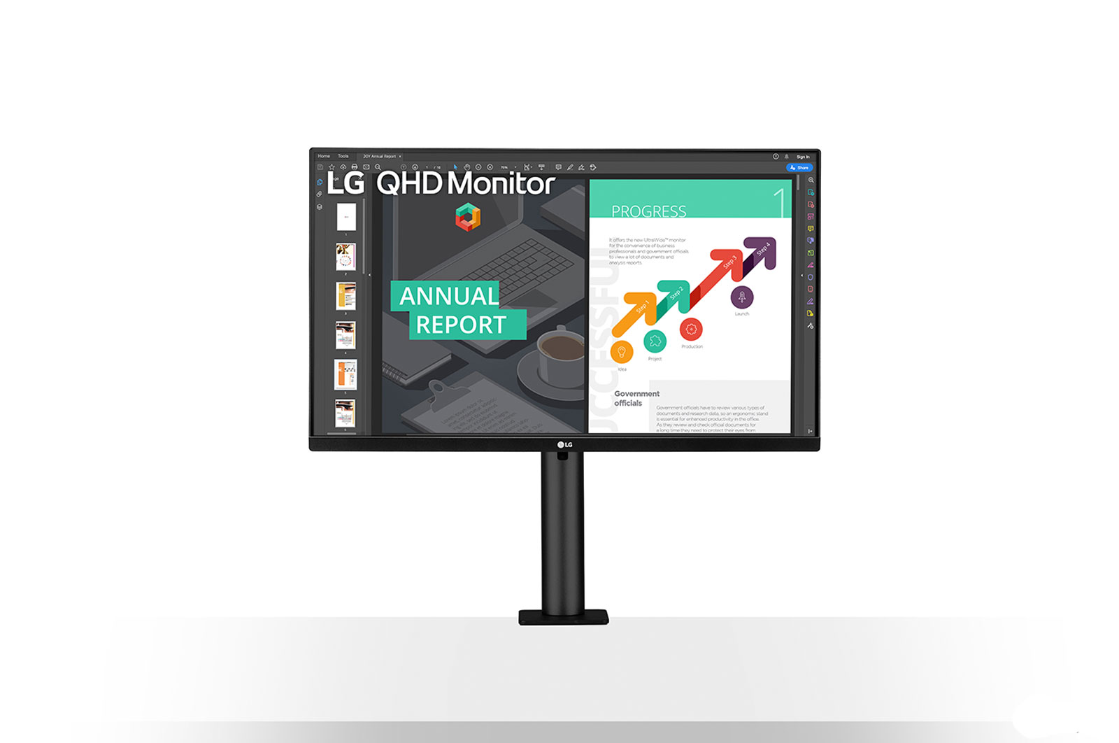 LG QHD Ergo Monitor