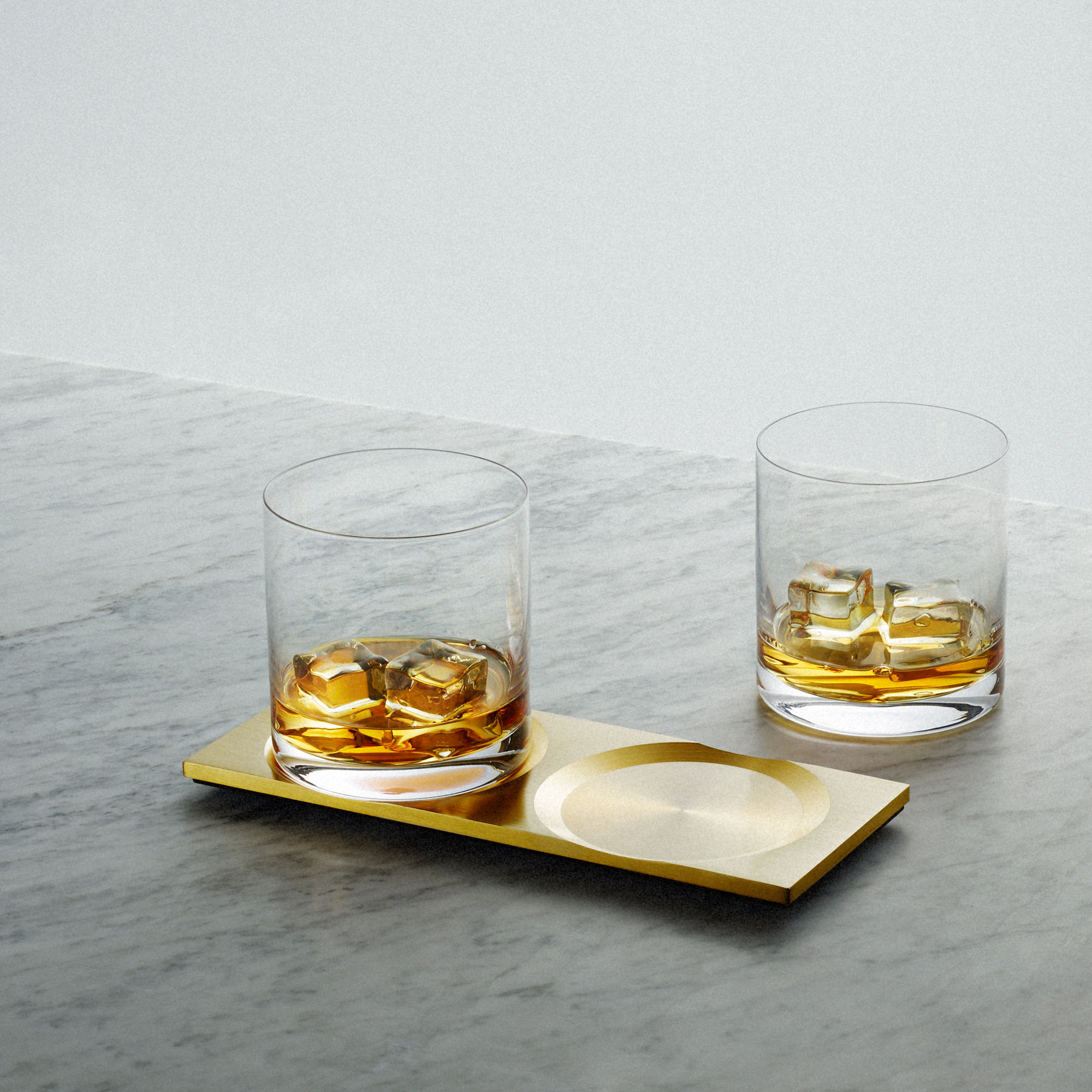 Buster + Punch Brass Whisky Glass